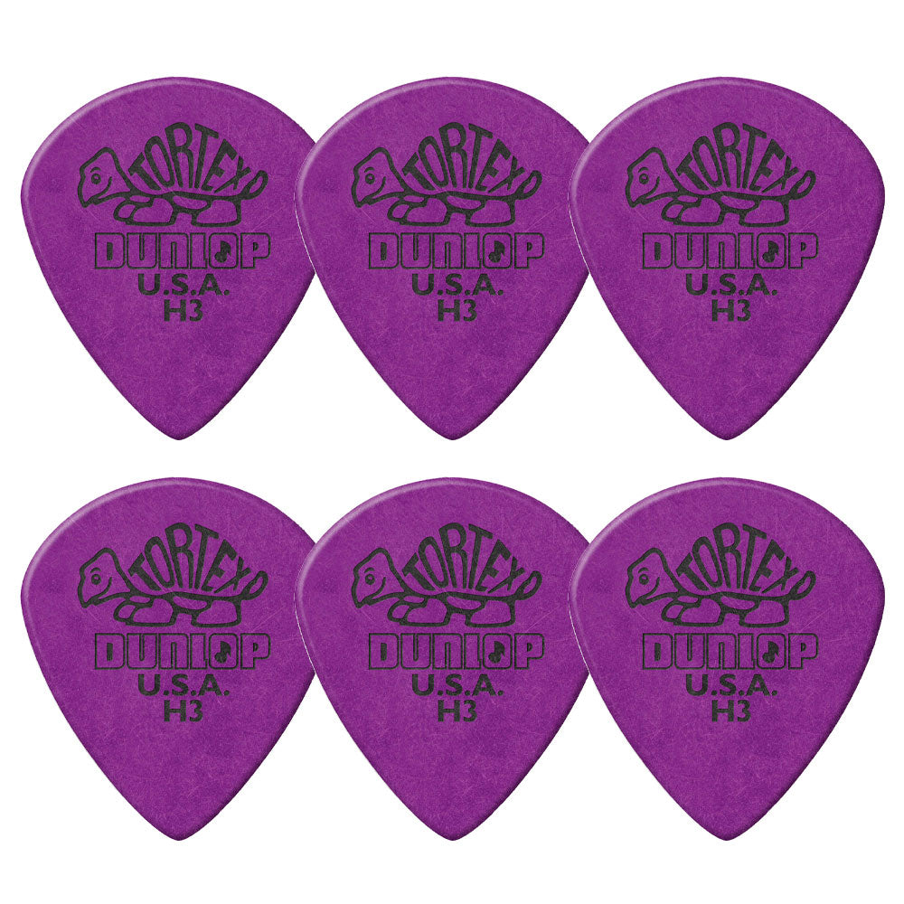 Jim Dunlop ジム ダンロップ 472R TORTEX Jazz III ジャズタイプギター ピック 6枚入り