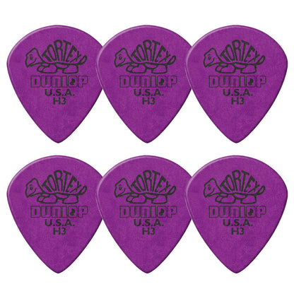 Jim Dunlop ジム ダンロップ 472R TORTEX Jazz III ジャズタイプギター ピック 6枚入り