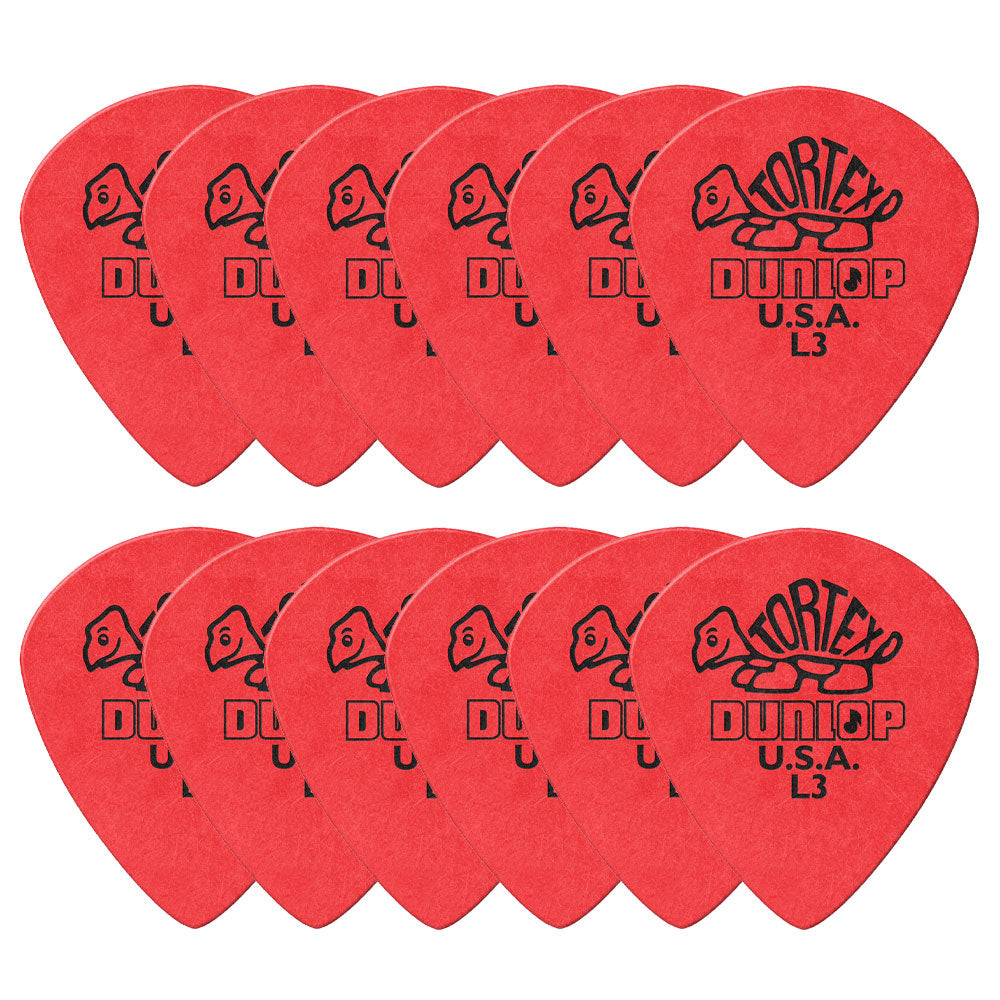 Jim Dunlop ジム ダンロップ 472R TORTEX Jazz III ジャズタイプギター ピック 12枚入り