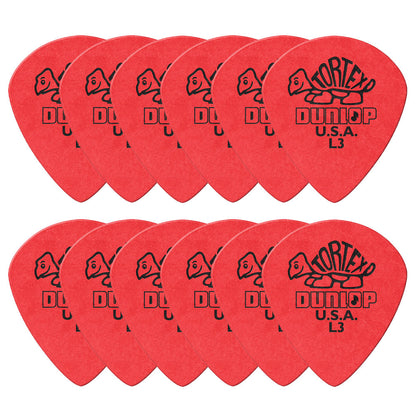 Jim Dunlop ジム ダンロップ 472R TORTEX Jazz III ジャズタイプギター ピック 12枚入り