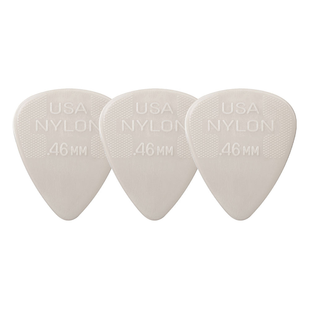 Jim Dunlop ジム ダンロップ 44R NYLON STANDARD ティアドロップナイロンギター ピック 3枚入り