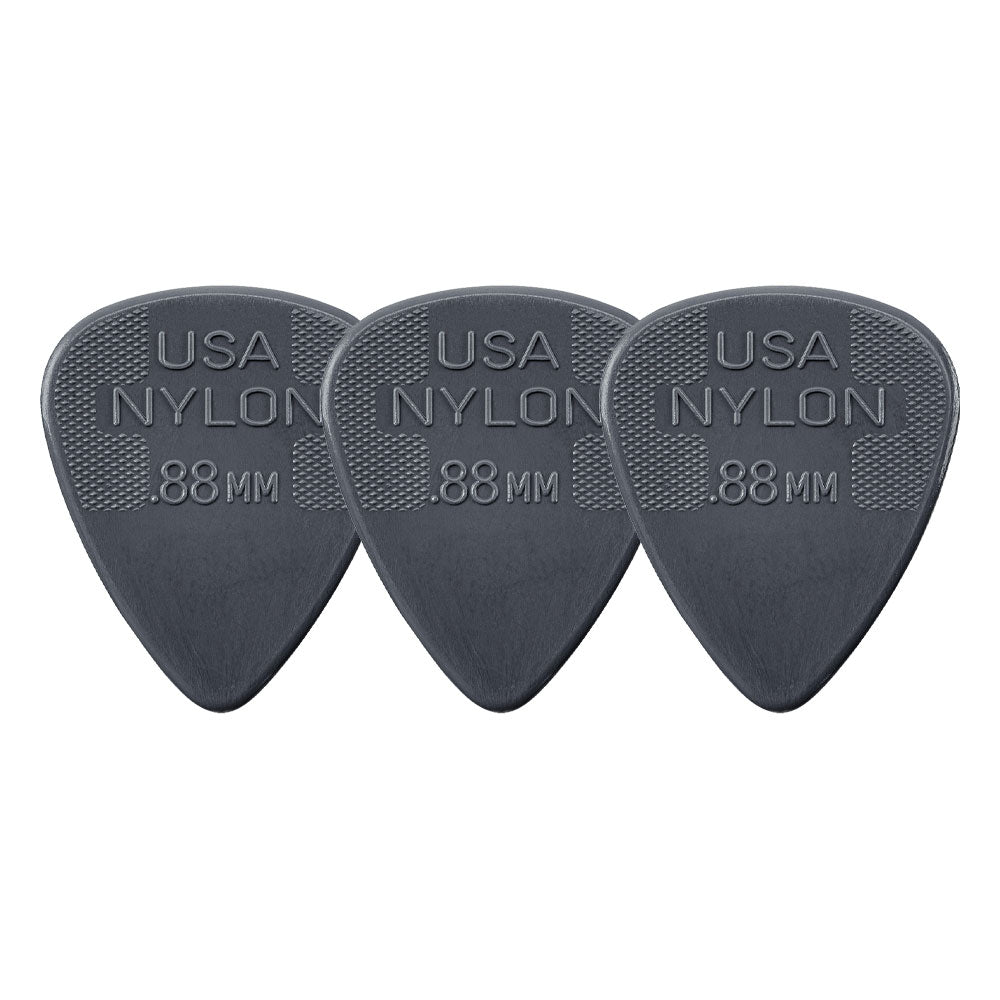 Jim Dunlop ジム ダンロップ 44R NYLON STANDARD ティアドロップナイロンギター ピック 3枚入り