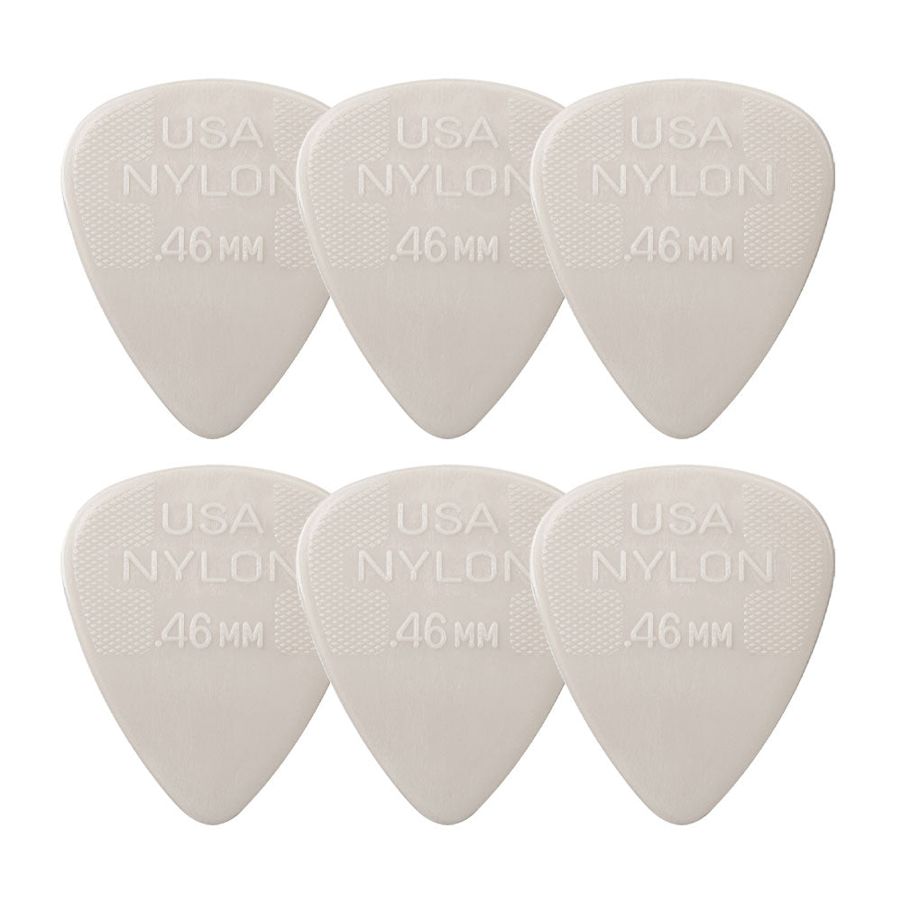 Jim Dunlop ジム ダンロップ 44R NYLON STANDARD ティアドロップナイロンギター ピック 6枚入り