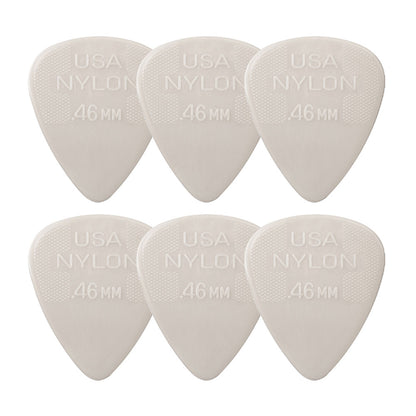 Jim Dunlop ジム ダンロップ 44R NYLON STANDARD ティアドロップナイロンギター ピック 6枚入り