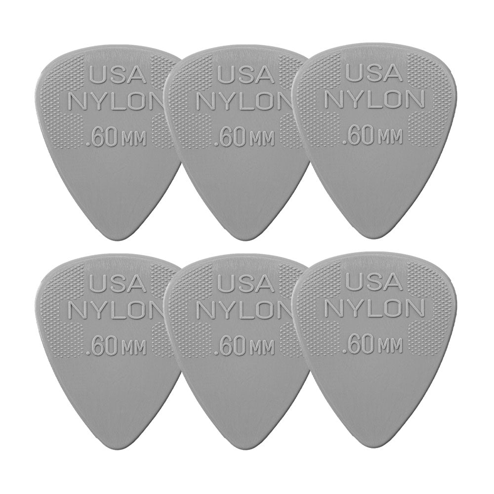 Jim Dunlop ジム ダンロップ 44R NYLON STANDARD ティアドロップナイロンギター ピック 6枚入り
