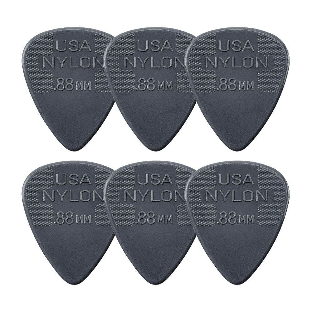 Jim Dunlop ジム ダンロップ 44R NYLON STANDARD ティアドロップナイロンギター ピック 6枚入り