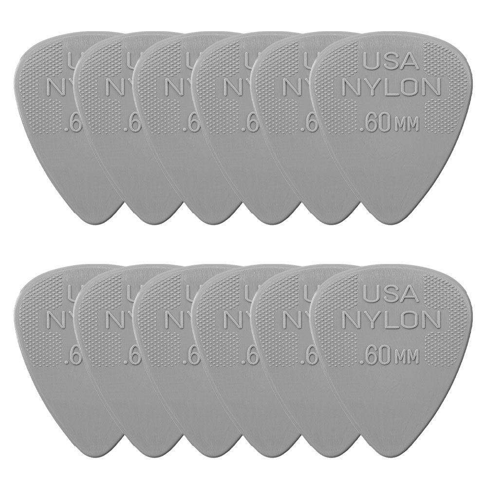 Jim Dunlop ジム ダンロップ 44R NYLON STANDARD ティアドロップナイロンギター ピック 12枚入り