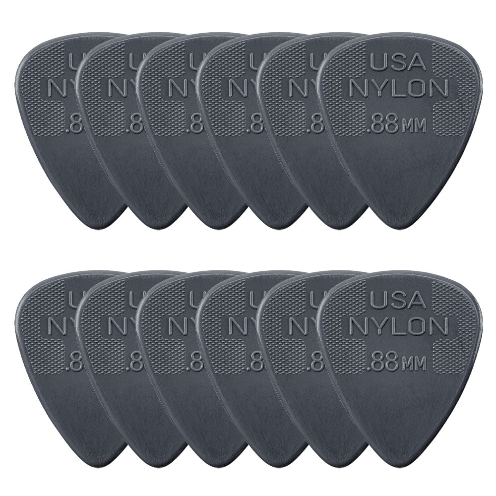 Jim Dunlop ジム ダンロップ 44R NYLON STANDARD ティアドロップナイロンギター ピック 12枚入り