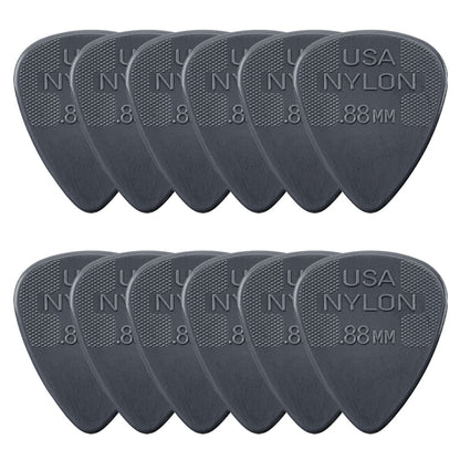 Jim Dunlop ジム ダンロップ 44R NYLON STANDARD ティアドロップナイロンギター ピック 12枚入り