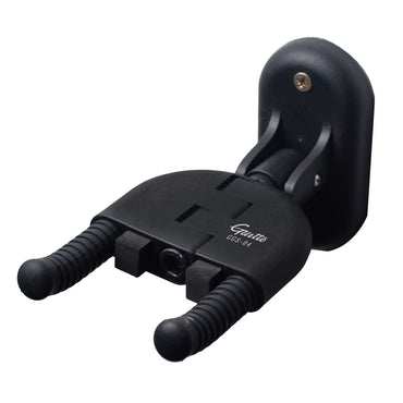 Guitto ギターハンガー 壁掛け GGS-04 自動ロック式・折りたたみ可能 ギタースタンド 省スペース ギターフック