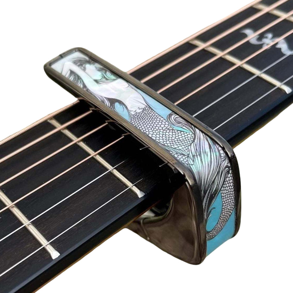 Thalia Capos ギターカポタストBlack Chrome Finish Mermaid TH-CB201-12