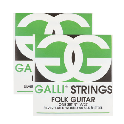 Gallistrings V27 銀メッキ巻きアコースティックギター弦 11-47