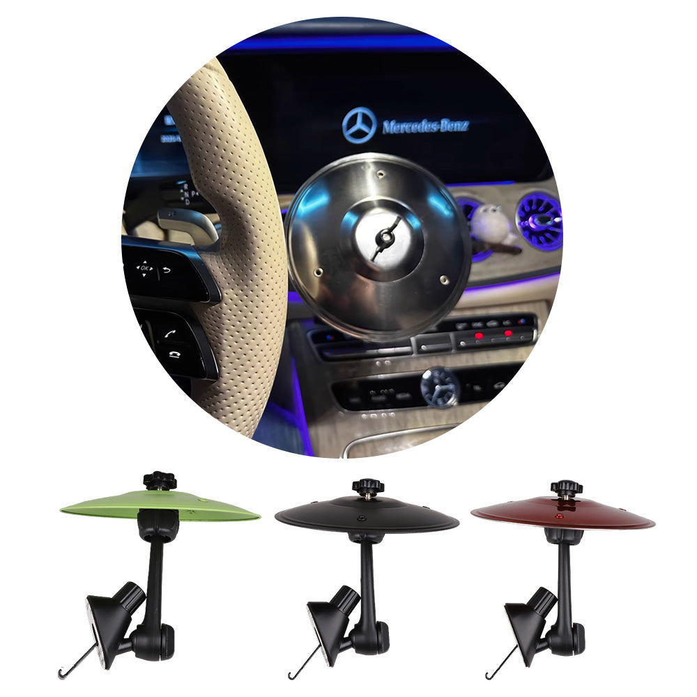 GK FACTORY 車載シンバル 手拍シンバル 出風口打楽器 アクセサリー 音楽ドライブ ABS製 打撃リズムパッド ハンドパーカッション 車内用おもちゃ