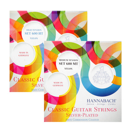 HANNABACH ハナバッハ  クラシックギター弦 600MTG3C 600HTG3C ミディアムテンション ハイテンション ナイロン弦 ドイツ製
