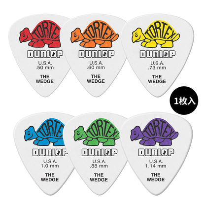 Jim Dunlop ジム ダンロップ 424R TORTEX WEDGE ウエッジギター ピック 1枚入り