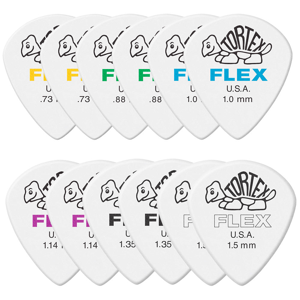 Jim Dunlop ジム ダンロップ 466R TORTEX FLEX JAZZ III  ジャズタイプギター ピック 12枚入り