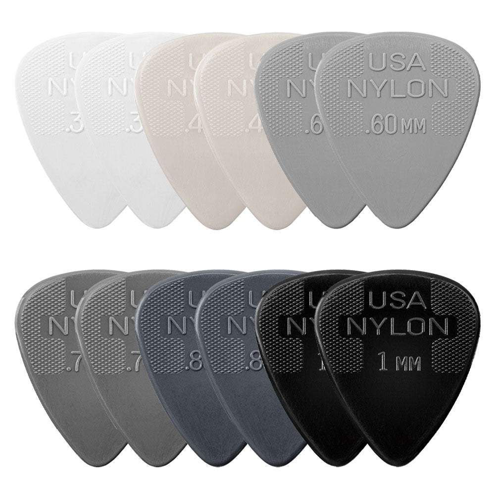 Jim Dunlop ジム ダンロップ 44R NYLON STANDARD ティアドロップナイロンギター ピック 12枚入り