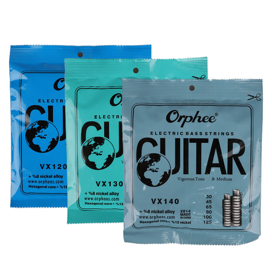 Orphee オルフェ VX-◯◯ エレキベース弦 4弦/5弦/6弦 初心者向け 重厚なサウンド 快適なプレイ感