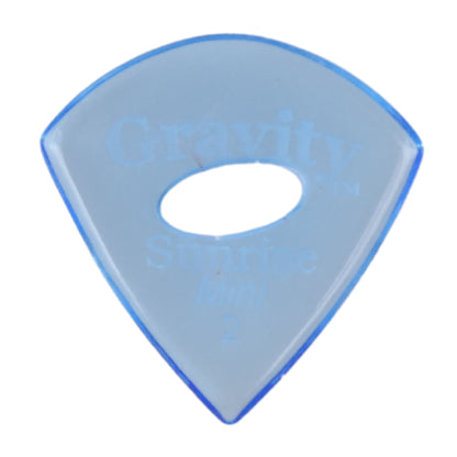 Gravity グラビティ Sunrise mini ギターピック GSUM2PE blue 滑り止め耐久性