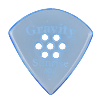 Gravity グラビティ Sunrise mini ギターピック GSUM2PM  blue 滑り止め耐久性 1枚入り
