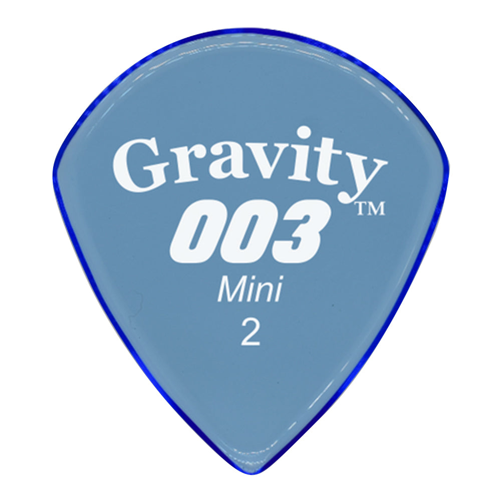 Gravity Picks グラビティピックス 003 Miniシリーズ G003M2P ギターピック Blue  2.0mm 1枚入り