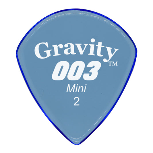 Gravity Picks グラビティピックス 003 Miniシリーズ G003M2P ギターピック Blue  2.0mm 1枚入り