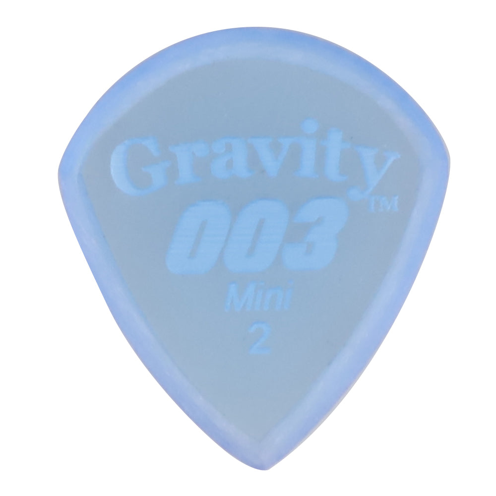 Gravity Picks グラビティピックス 003 Miniシリーズ G003M2M ギターピックBlue  2.0mm 1枚入り