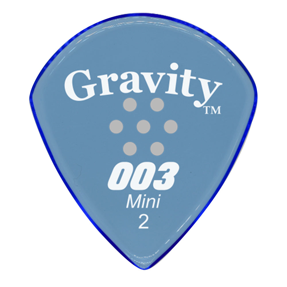 Gravity Picks グラビティピックス 003 Miniシリーズ G003M2PM ギターピック Blue  2.0mm 1枚入り
