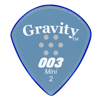 Gravity Picks グラビティピックス 003 Miniシリーズ G003M2PM ギターピック Blue  2.0mm 1枚入り