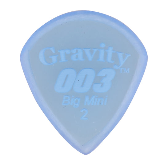 Gravity Picks グラビティピックス 003 Big Miniシリーズ G003B2M ギターピック Blue 2.0mm 1枚入り
