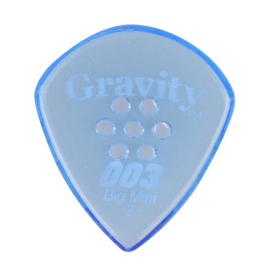 Gravity Picks グラビティピックス 003 Big Miniシリーズ G003B2PM ギターピック Blue 2.0mm 1枚入り