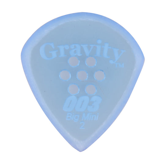 Gravity Picks グラビティピックス 003 Big Miniシリーズ G003B2MM ギターピック Blue 2.0mm 1枚入り