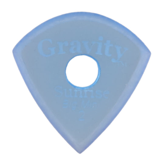 Gravity グラビティ Sunrise big mini ギターピックGSUB2MR  blue   滑り止め耐久性 1枚入り