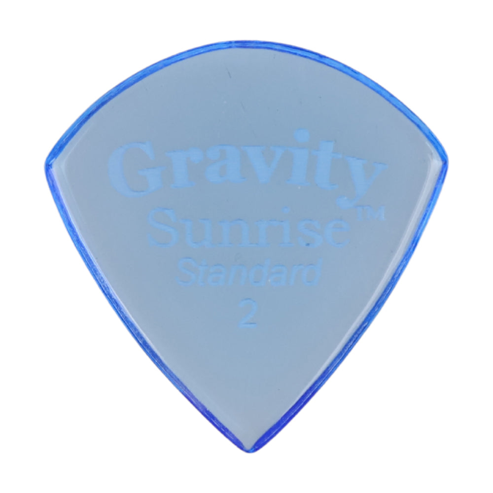 Gravity グラビティ Sunrise Standard ギターピック GSUS2P blue 1枚入り
