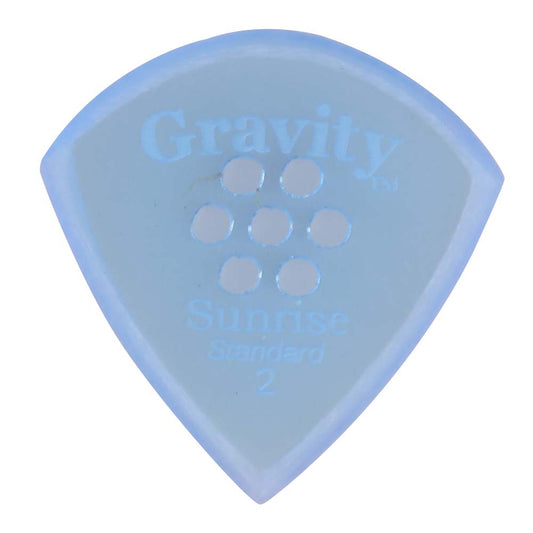 Gravity グラビティ Sunrise Standard ギターピックGSUS2MM  blue滑り止め耐久性 1枚入り