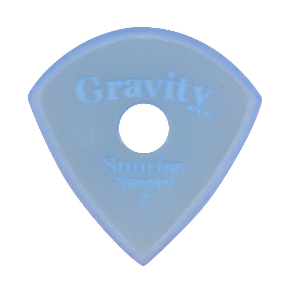Gravity グラビティ Sunrise Standard ギターピックGSUS2MR  blue 滑り止め耐久性 1枚入り
