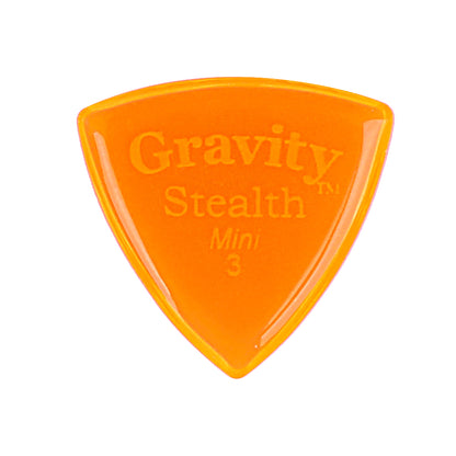 Gravity グラビティStealth MiniギターピックGSSM3P orange 1枚入り