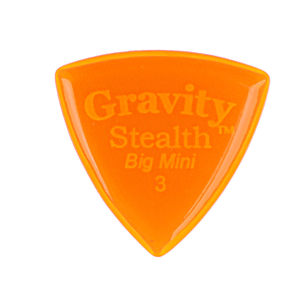 Gravity グラビティStealth Big MiniギターピックGSSB3P orange 1枚入り