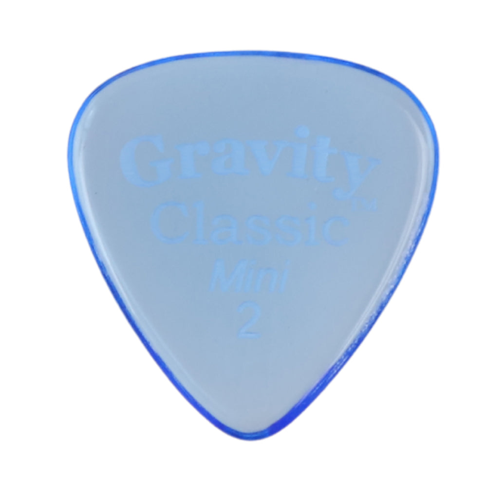 Gravity グラビティClassic Mini ギターピック JAZZ GCLM2P blue 1枚入り