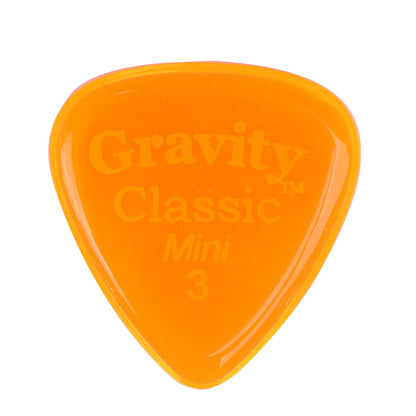 Gravity グラビティClassic Mini ギターピック JAZZ GCLM3P orange 1枚入り