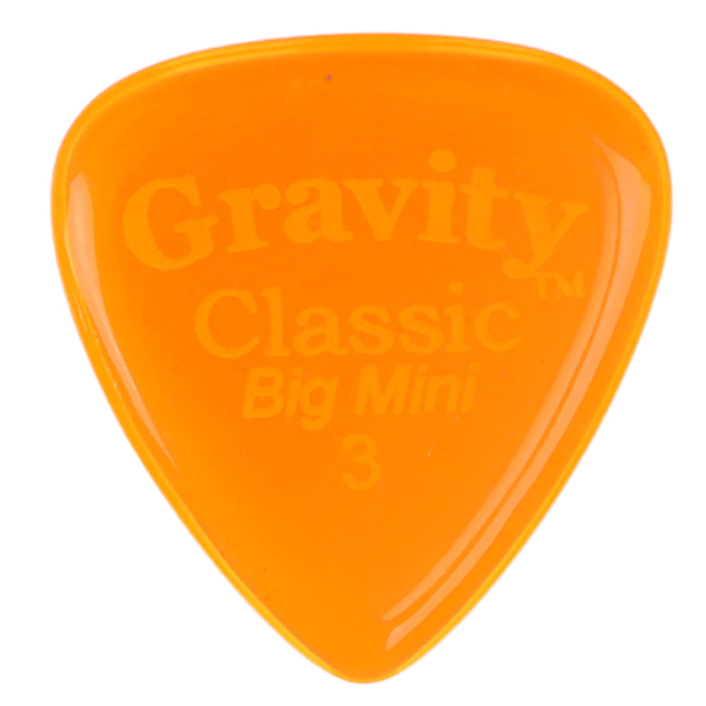 Gravity グラビティClassic big Mini ギターピック GCLB3P orange 1枚入り