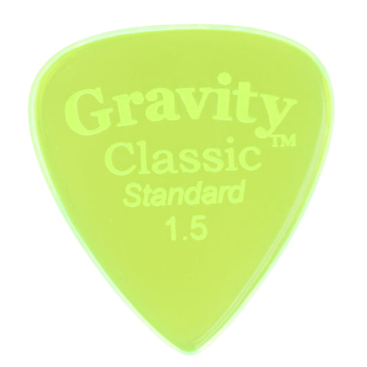 Gravity グラビティClassic Standard ギターピック GCLS15P green 1枚入り