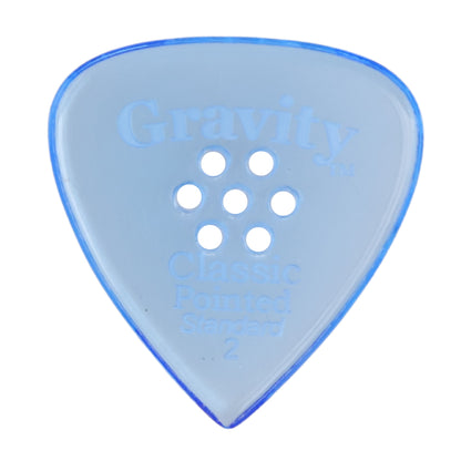 Gravity グラビティClassic Pointed Standard ギターピック GCPS2PM blue 1枚入り