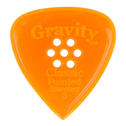 Gravity グラビティClassic Pointed Standard ギターピック GCPS3PM orange 1枚入り