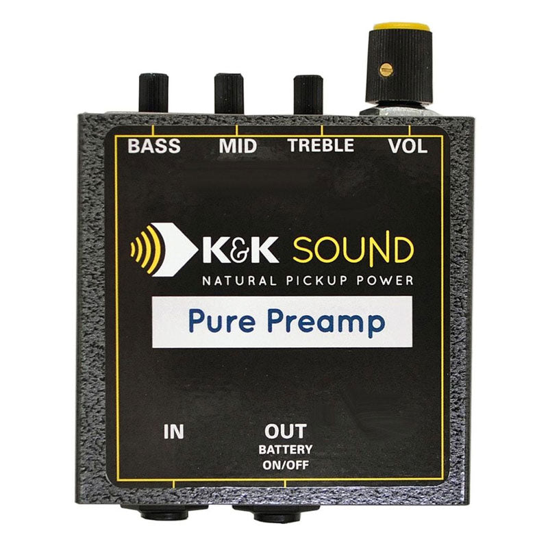 K&K  ケイアンドケイ  アコースティックギター用プリアンプです Pure Preamp