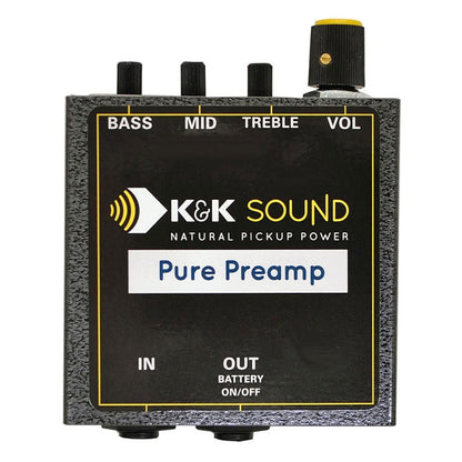 K&K  ケイアンドケイ  アコースティックギター用プリアンプです Pure Preamp