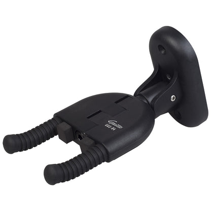 Guitto ギターハンガー 壁掛け GGS-04 自動ロック式・折りたたみ可能 ギタースタンド 省スペース ギターフック