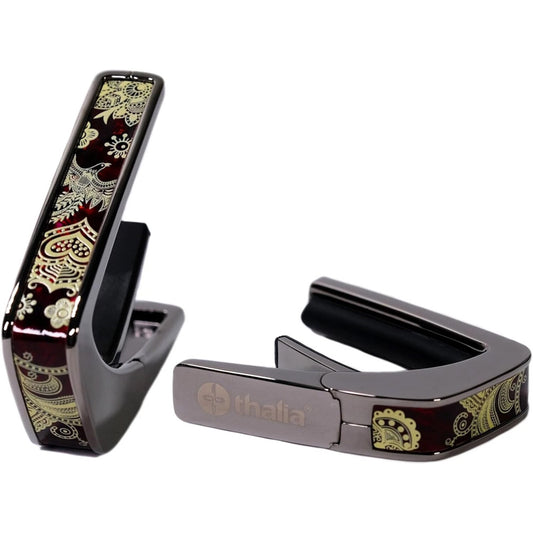 Thalia Capos ギターカポタスト  Black Chrome Crimson Phoenix TH-CB201-22
