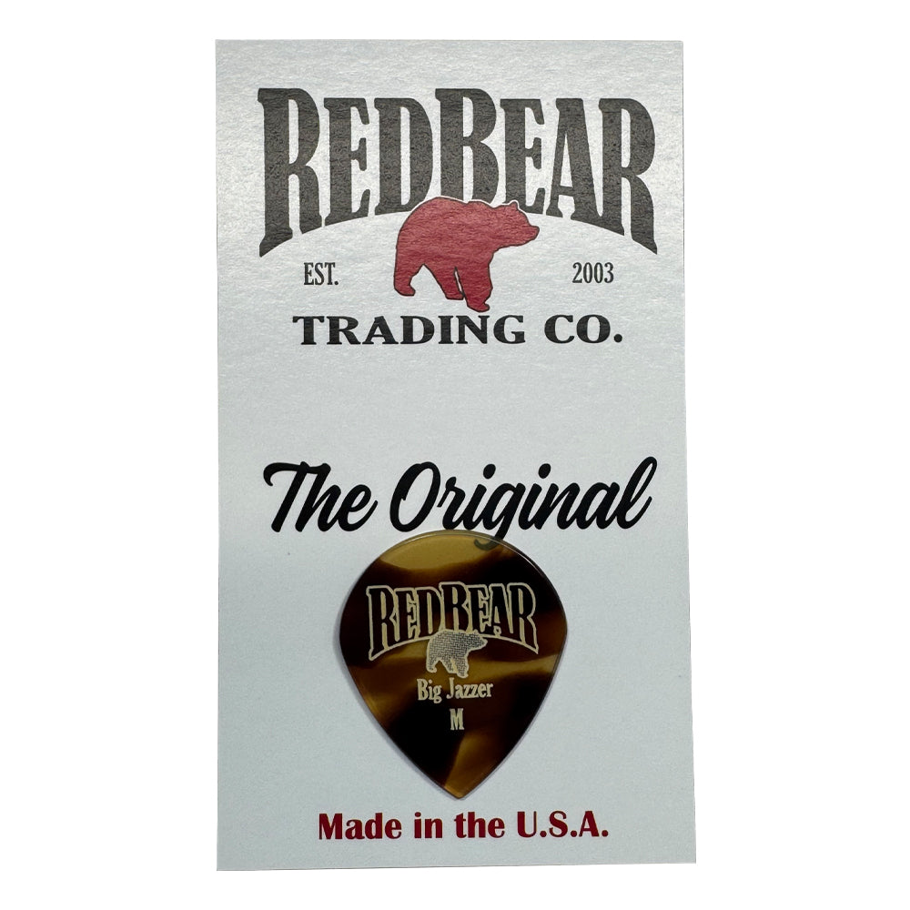 RED BEAR ピック Big Jazzer Medium タートルシェル タートルシェル調