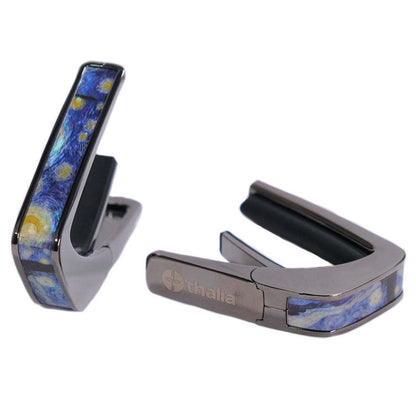 Thalia Capos ギターカポタスト Black Chrome Starry Night TH-CB201-16